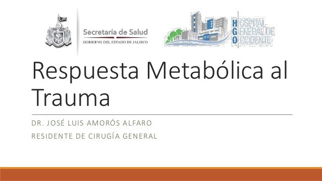 respuesta metabolica al trauma